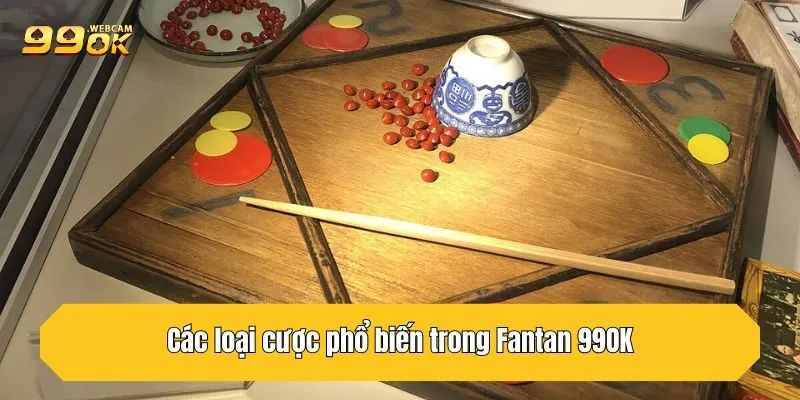 Hướng Dẫn Tân Thủ Cách Chơi Fantan 99OK Dễ Hiểu, Dễ Trúng 4 Các loại cược phổ biến trong Fantan 99OK