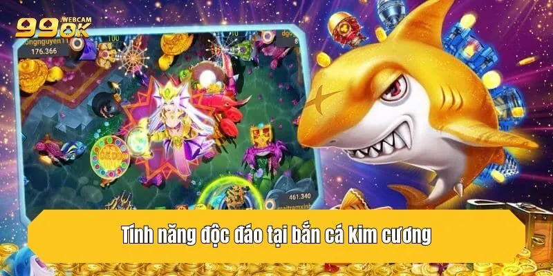 Bắn Cá Kim Cương 99OK - Giải Trí An Toàn, Săn Thưởng Cực Đã 3 Tính năng độc đáo tại bắn cá kim cương 99OK