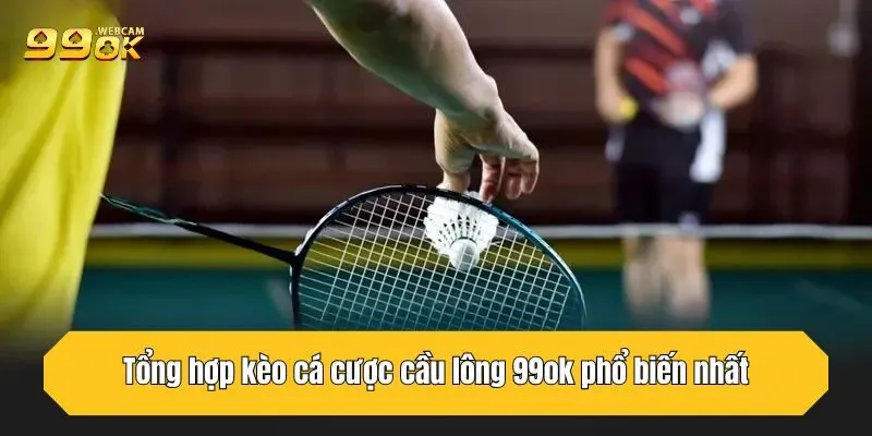 Cá Cược Cầu Lông 99OK Cơ Hội Thắng Lớn Kiếm Tiền Nhanh 3 Tổng hợp kèo cá cược cầu lông 99OK phổ biến nhất